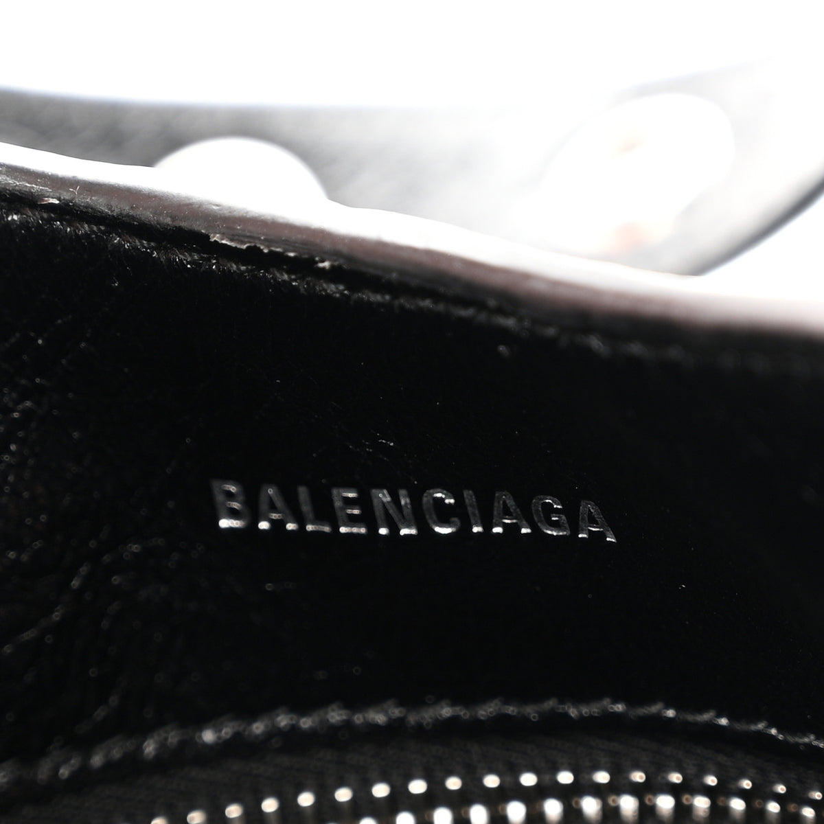 Balenciaga Agneau Arena Medium Le Cagole Carry All Bag Black 6 of 9