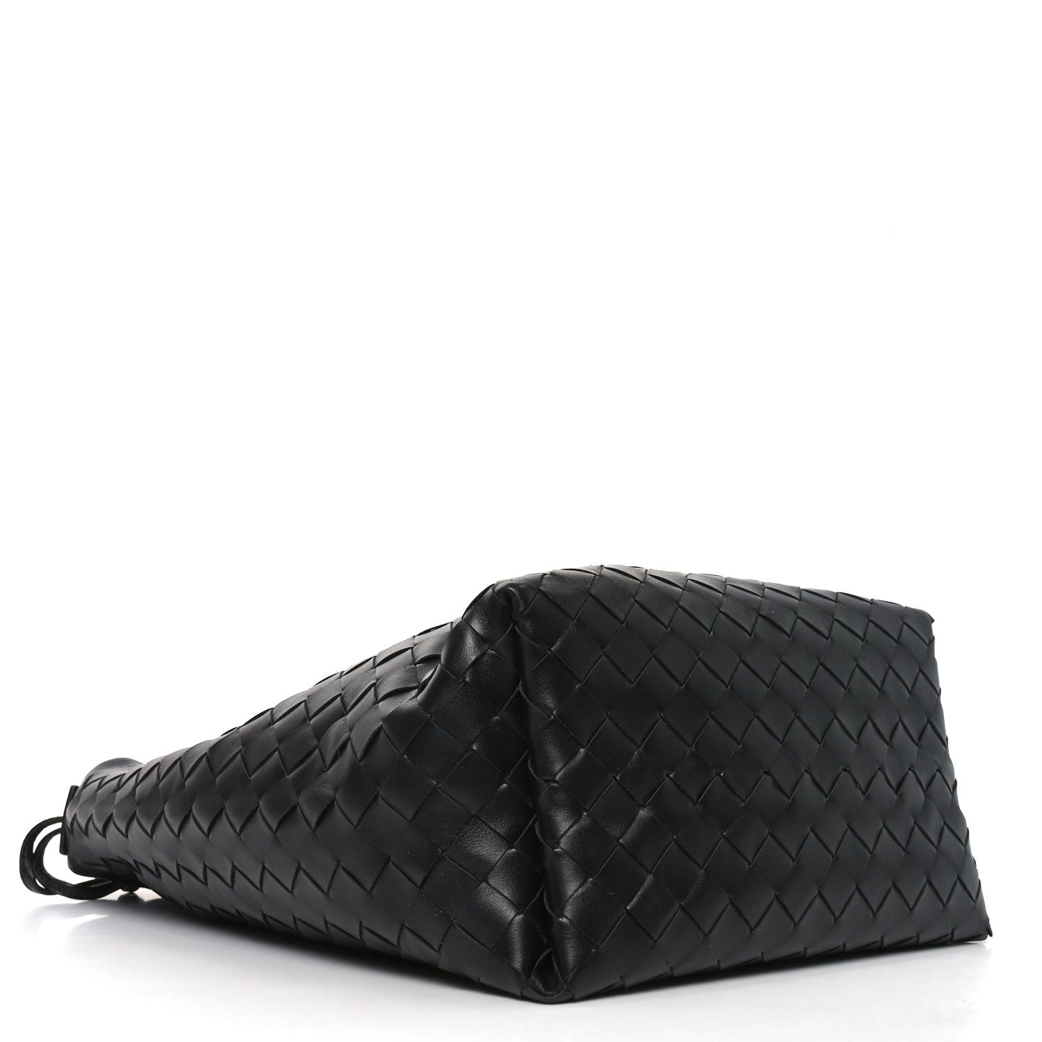 Bottega Veneta Nappa Intrecciato Biblioteca Bucket Bag Black 4 of 11