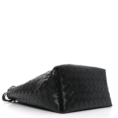 Bottega Veneta Nappa Intrecciato Biblioteca Bucket Bag Black 4 of 11