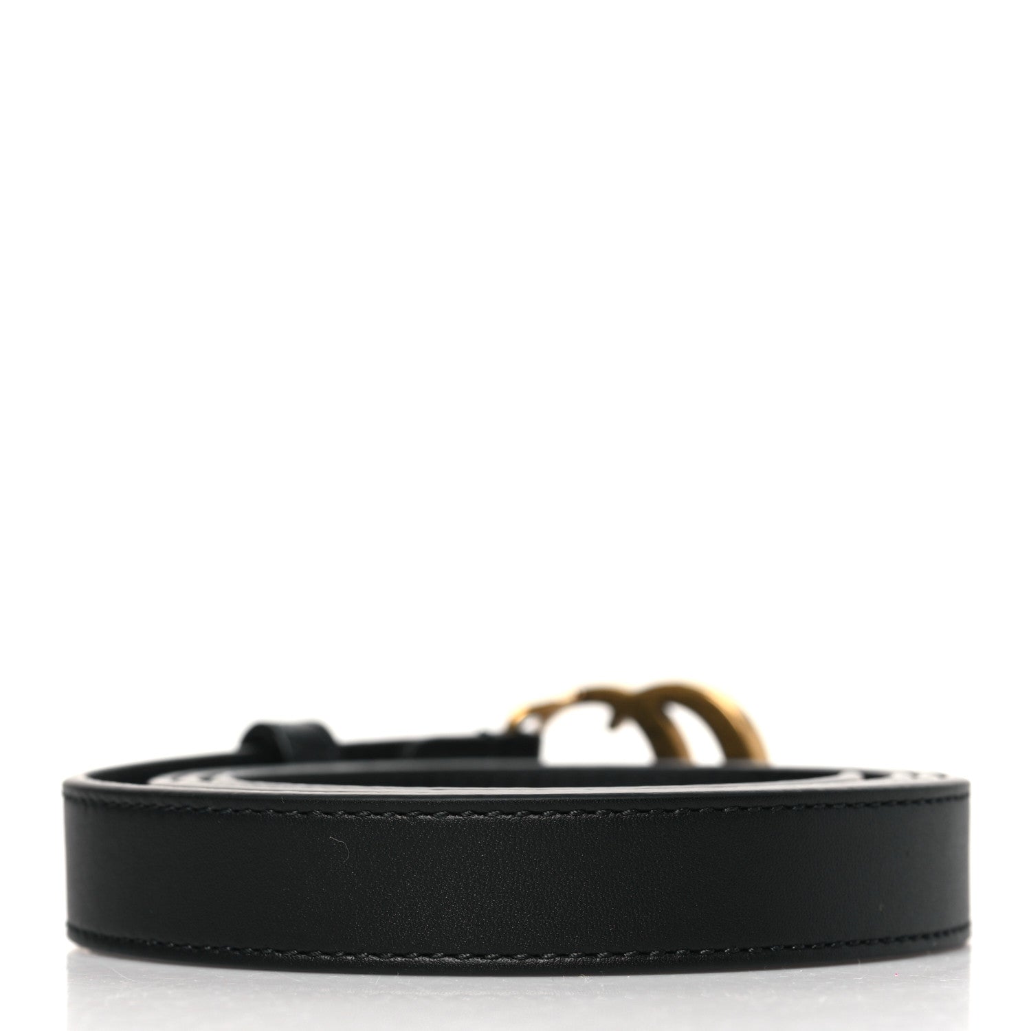 Gucci Calfskin Double G 20mm Belt 100 40 Black 3 of 6