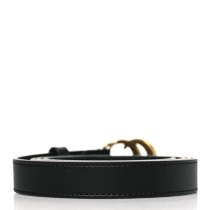 Gucci Calfskin Double G 20mm Belt 100 40 Black 3 of 6