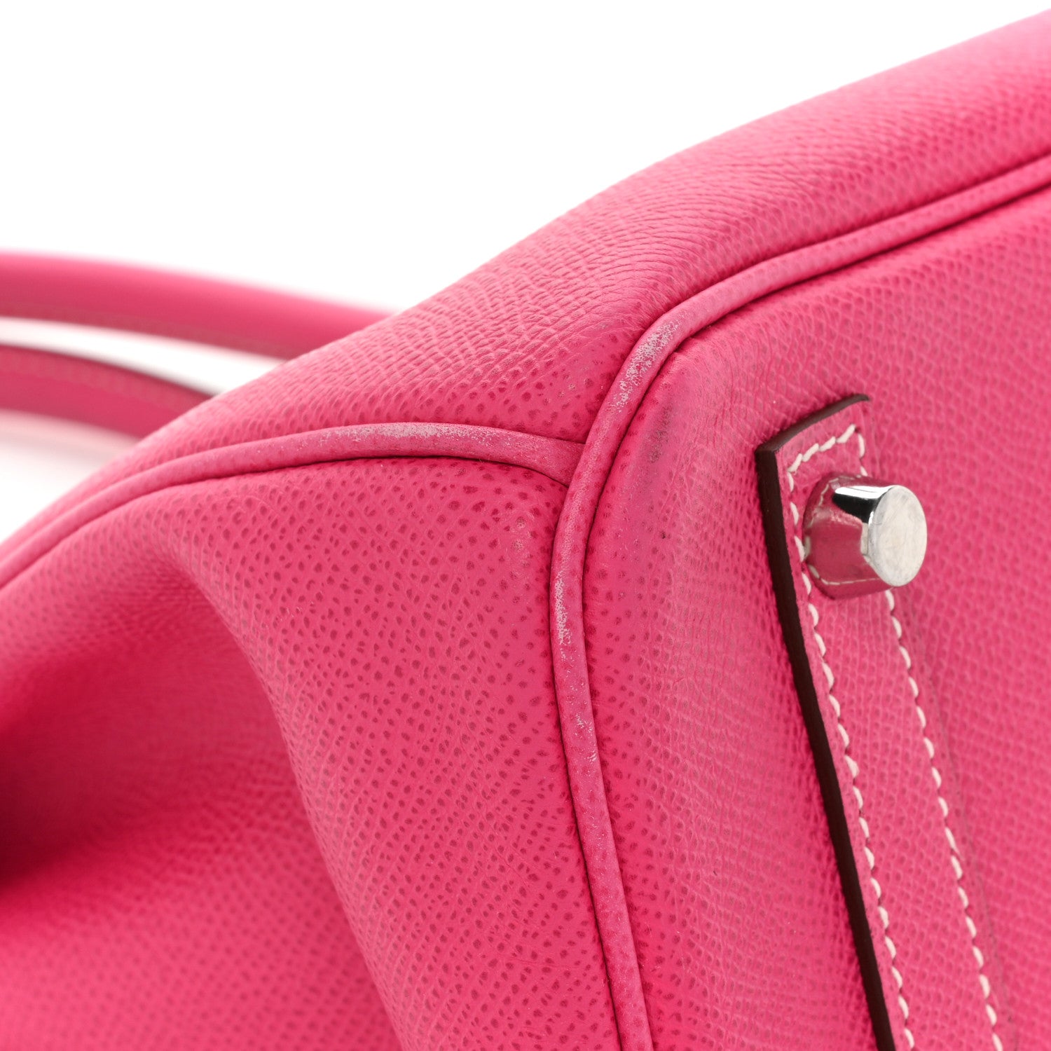 Hermes Epsom Candy Birkin 30 Rose Tyrien Rubis 9 of 12
