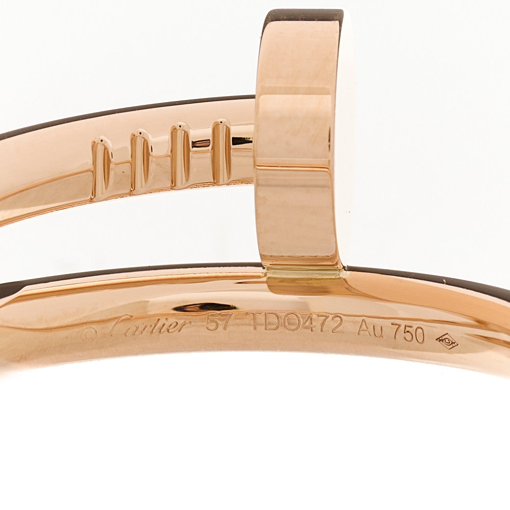 Cartier 18K Pink Gold Juste Un Clou Ring 57 8 4 of 5