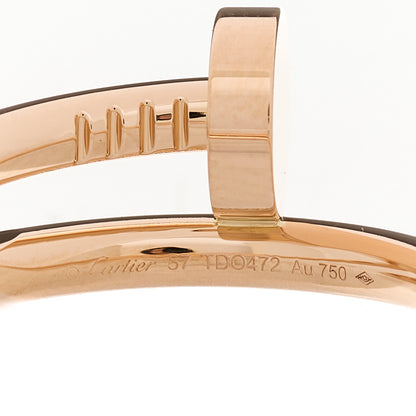 Cartier 18K Pink Gold Juste Un Clou Ring 57 8 4 of 5