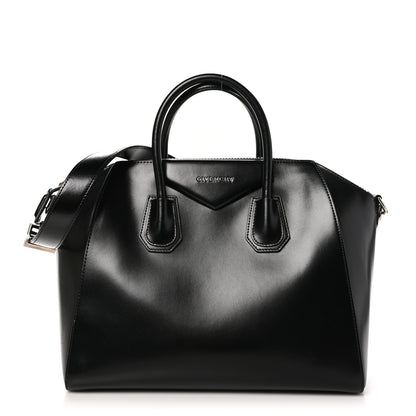 Givenchy Shiny Lord Calfskin Medium Antigona Black 1 of 12