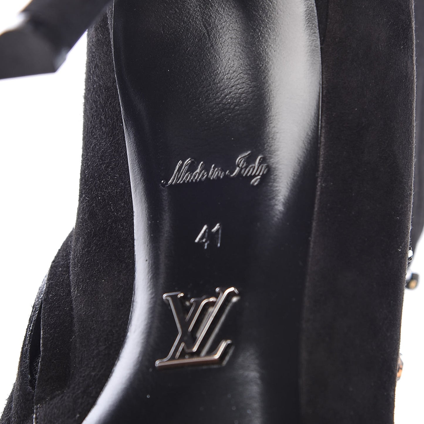 Suede Dark Muse Peep Toe Ankle Boots 41 Black