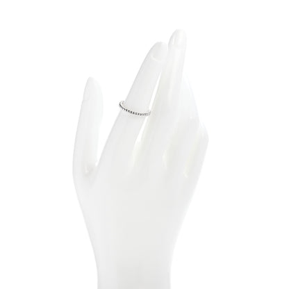 Van Cleef & Arpels 18K White Gold Small Perlee Ring 53 6.5 2 of 5