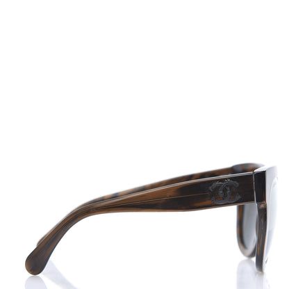 Chanel Acetate Butterfly Signature CC Sunglasses 5358 Brown 3 of 8