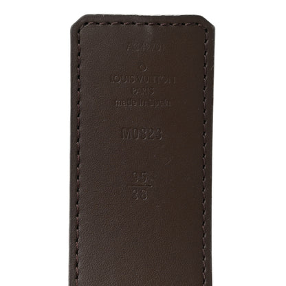 Louis Vuitton Monogram Calfskin 40mm LV Initiales Reversible Belt 95 38 Brown 3 of 4