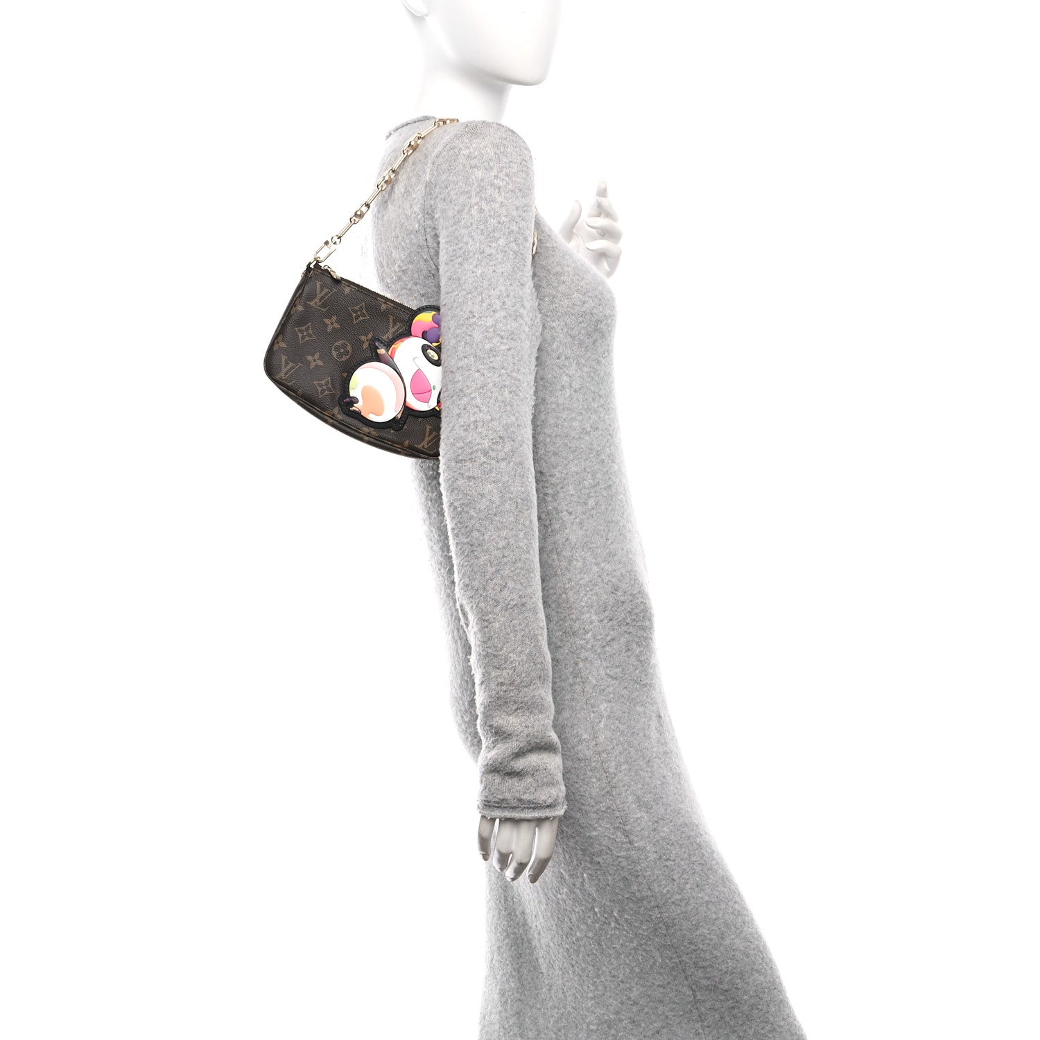 Louis Vuitton LV X TM Monogram Superflat Panda Pochette Accessories 2 of 10