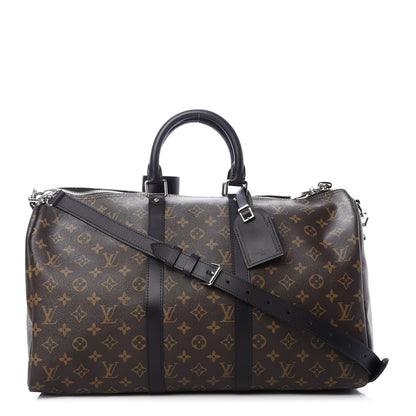 Louis Vuitton Monogram Macassar Keepall Bandouliere 45 1 of 11