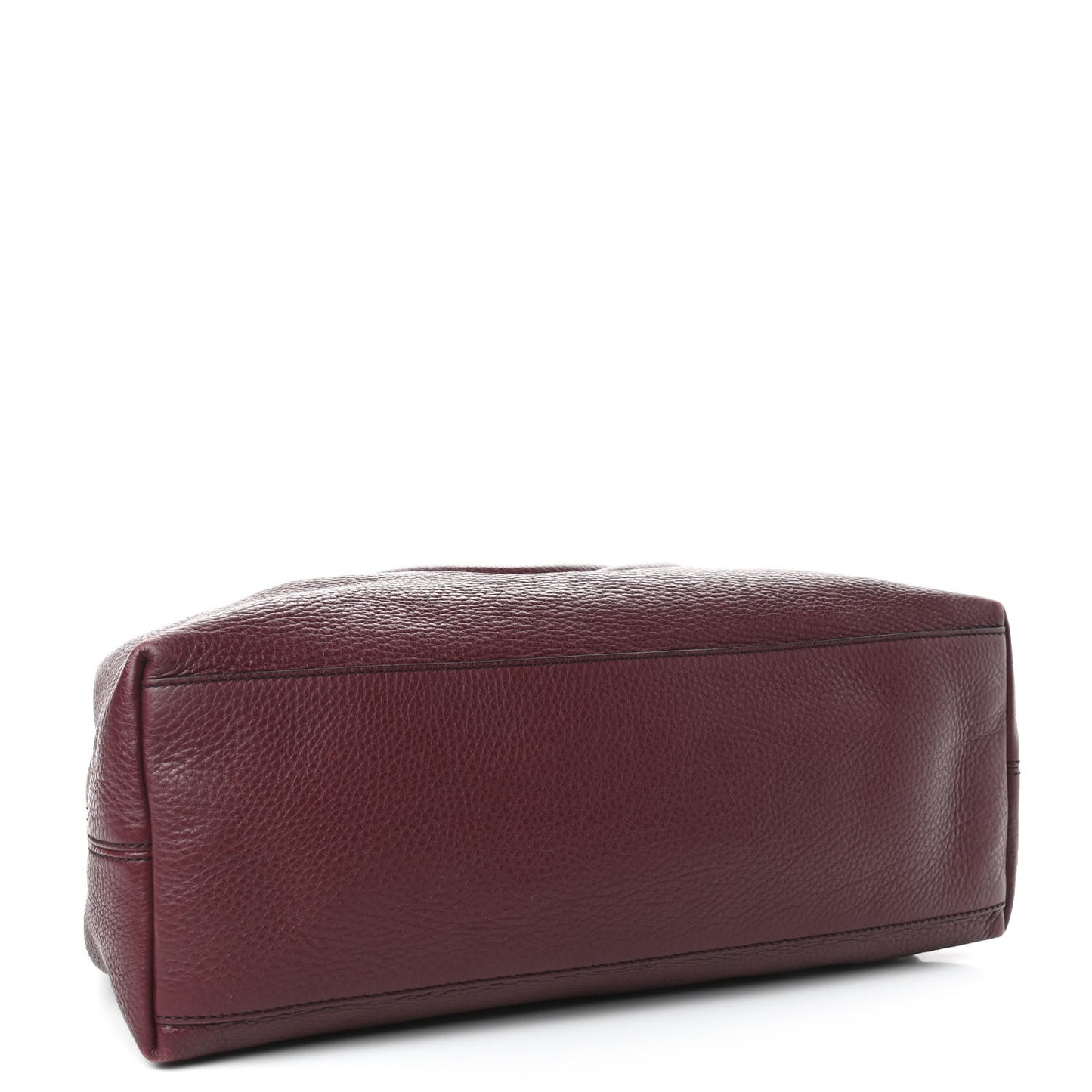 Pebbled Calfskin Medium Soho Chain Shoulder Bag Scarlatto
