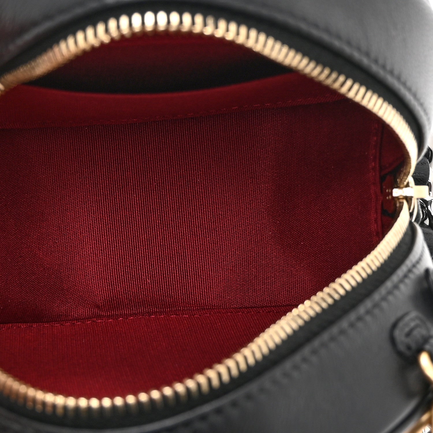 Chanel Shiny Goatskin Quilted Chanel 19 Round Clutch With Chain Black 5 of 10