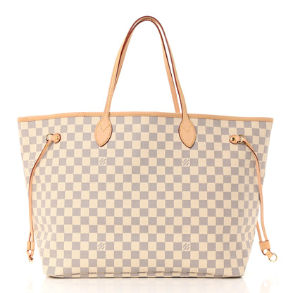 Louis Vuitton Damier Azur Neo Neverfull GM Rose Ballerine 3 of 13