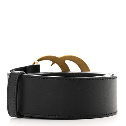 Gucci Calfskin Double G 40mm Belt 85 34 Black 2 of 5