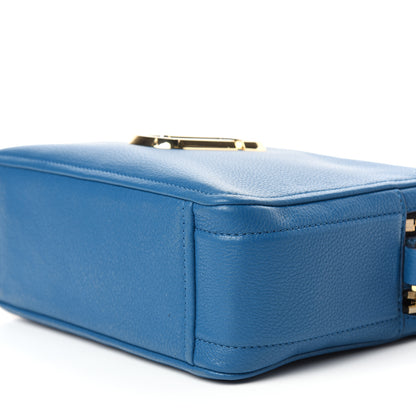 Marc Jacobs Supple Natural Grain Calfskin The Softshot 27 Bag Blue Monday 9 of 10