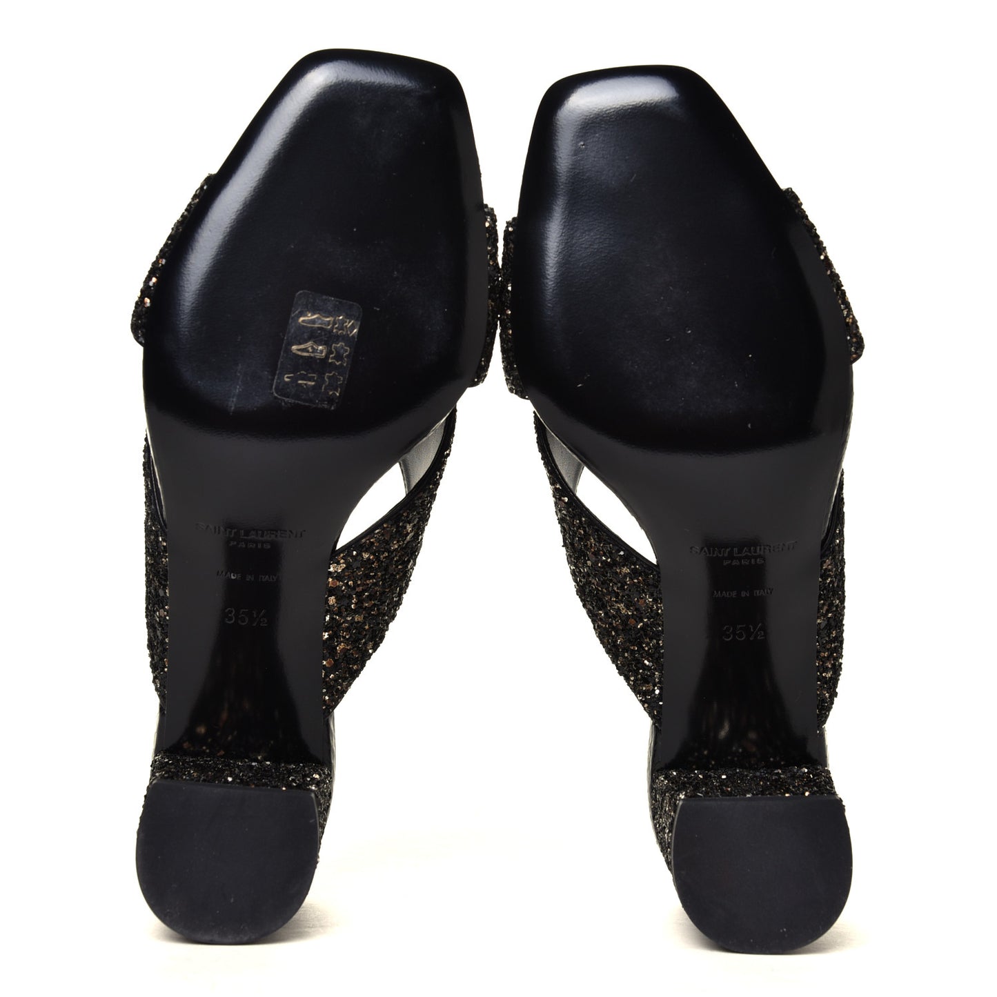 Glitter LouLou Mules 35.5 Black