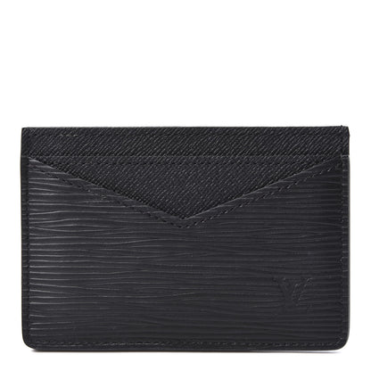Louis Vuitton Epi Neo Porte-Cartes Card Holder Black 1 of 8