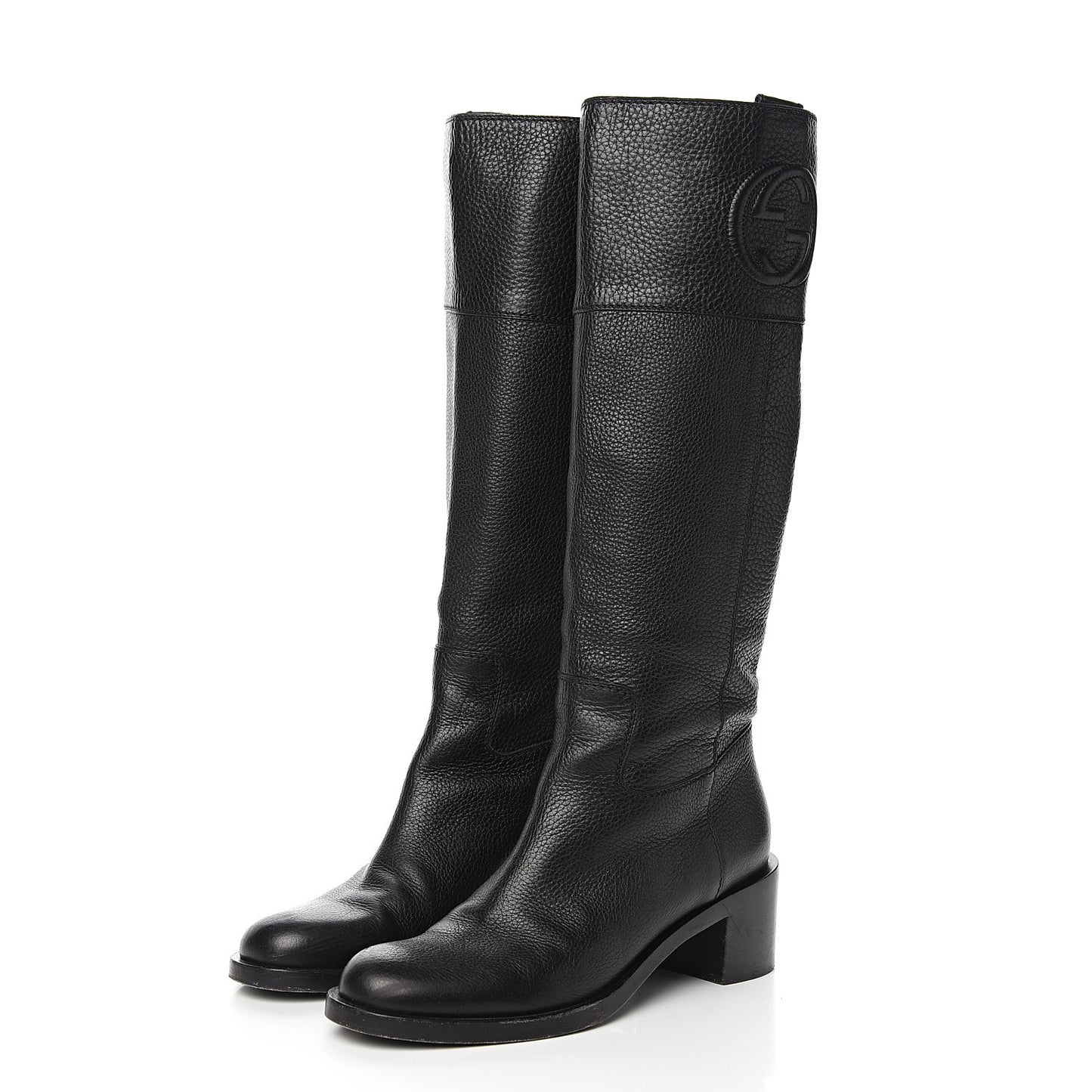 Calfskin Interlocking G Boots 40.5 Black