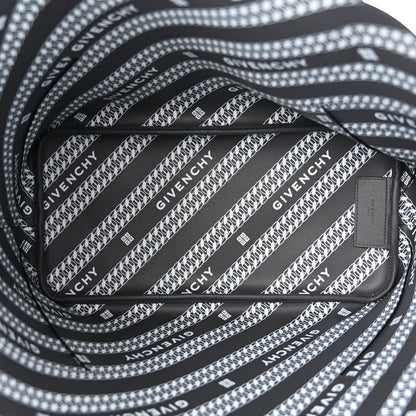 Givenchy Smooth Calfskin Wing Shopper Tote Black White 6 of 12