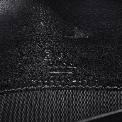 Gucci Microguccissima Crossbody Wallet Black 6 of 9