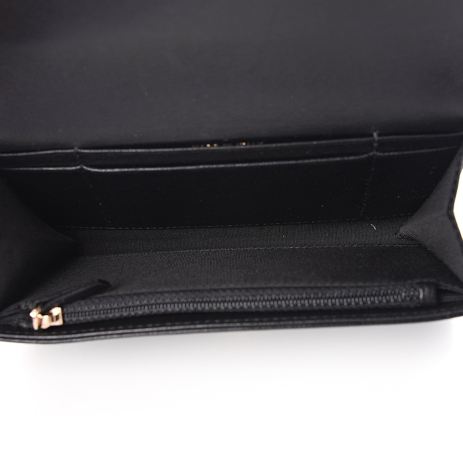 Chanel Lambskin Quilted Medium Chanel 19 Flap Wallet Black 4 of 8