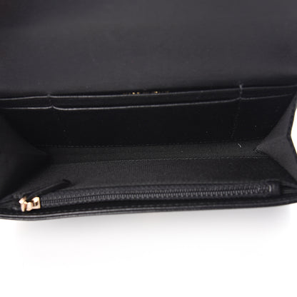 Chanel Lambskin Quilted Medium Chanel 19 Flap Wallet Black 4 of 8