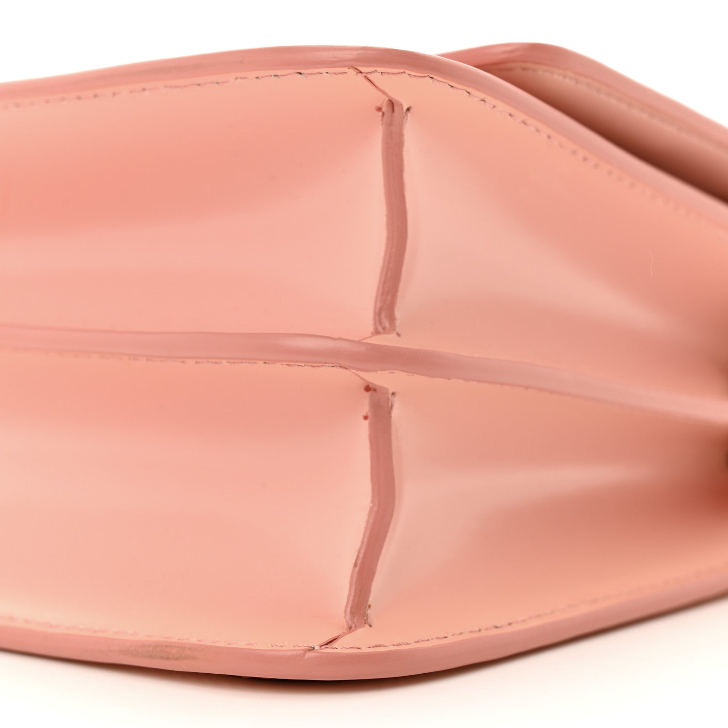 Burberry Calfskin Monogram Embossed Small TB Chain Bag Blush Pink 10 of 16