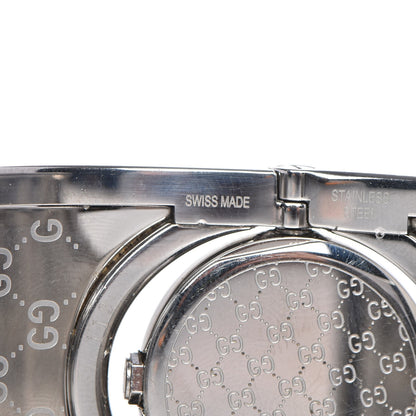 Gucci Stainless Steel Canvas Mother of Pearl 33mm Twirl Quartz Watch 6 of 11