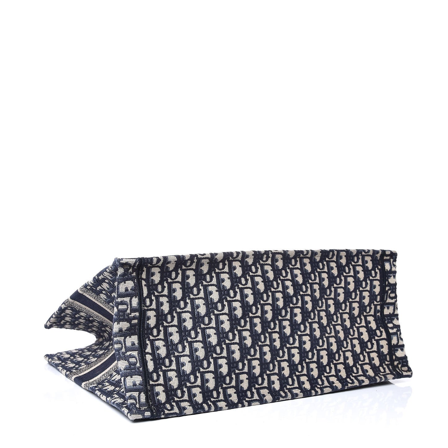 Oblique Book Tote Blue Multicolor