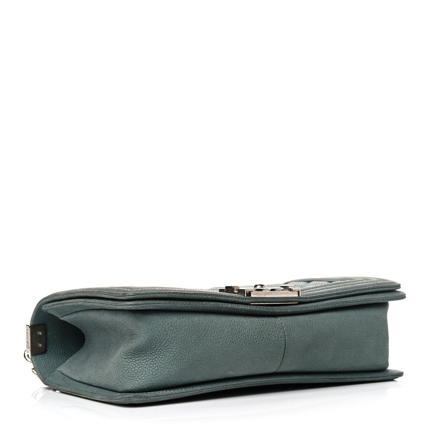 Chanel Caviar Quilted Medium Boy Flap Vert Fonce 4 of 20