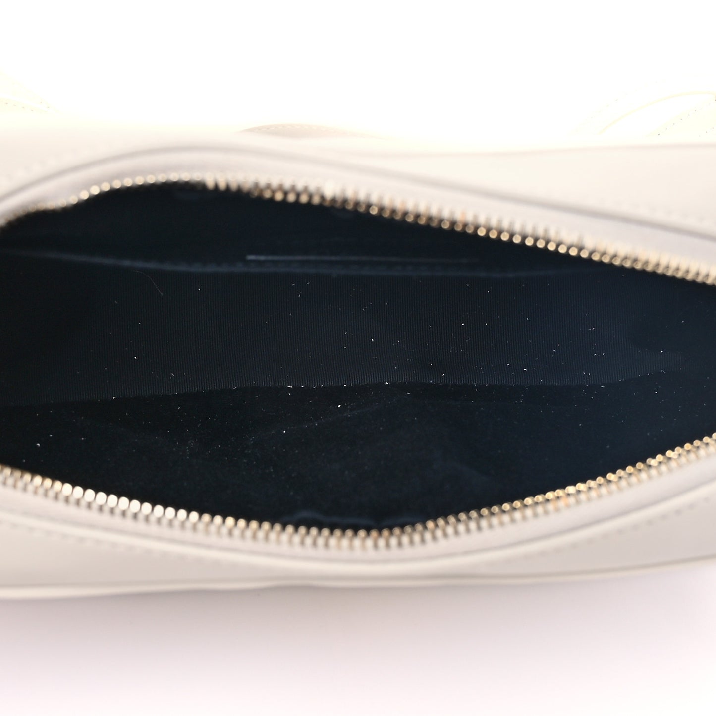Calfskin Matelasse Monogram Lou Camera Bag Crema Soft