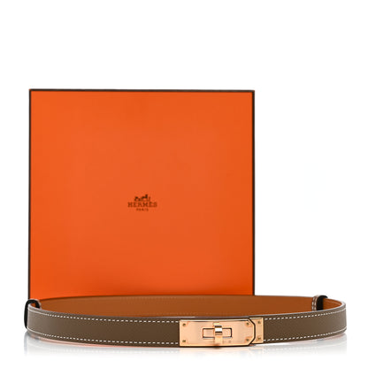 Hermes Epsom Kelly Belt Etoupe Etoupe 4 of 4