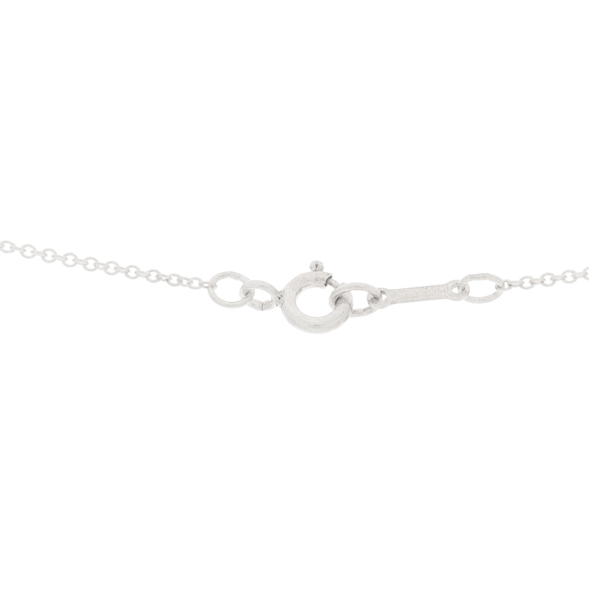 Sterling Silver 11mm Elsa Peretti Bean Pendant Necklace