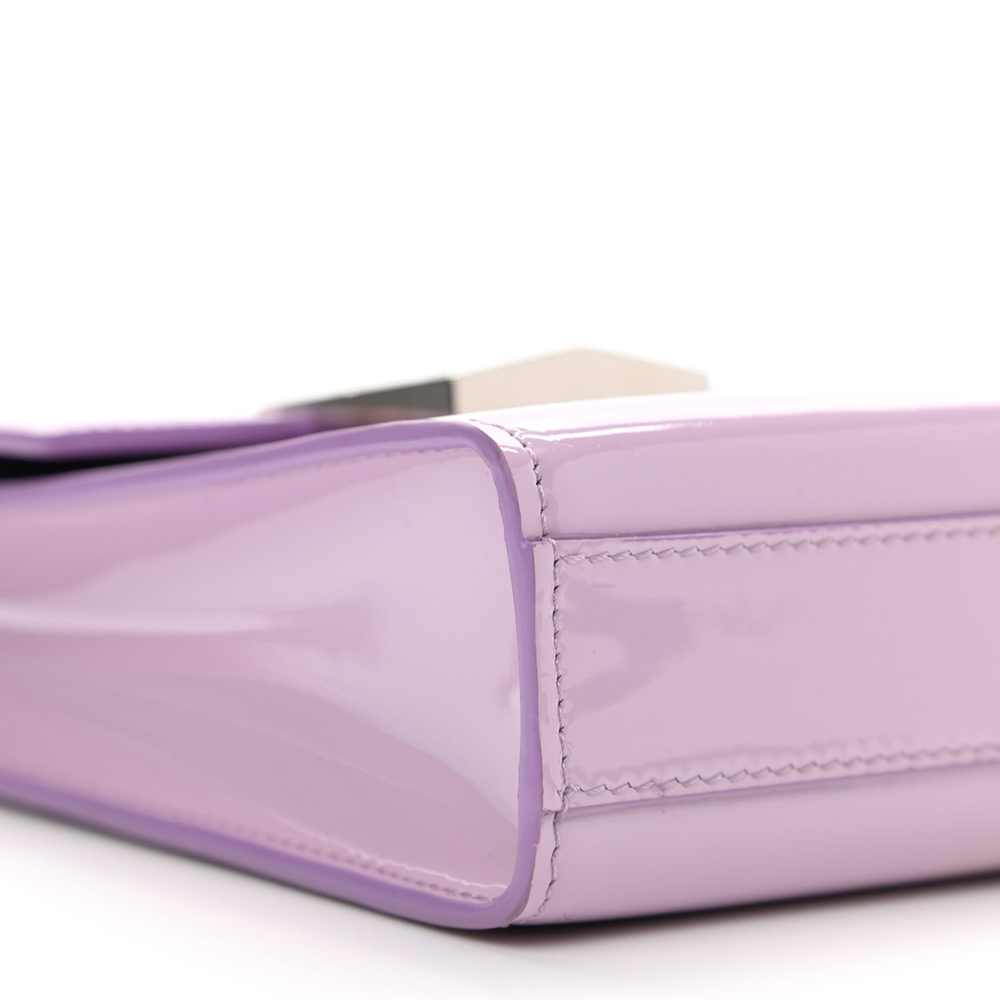 Patent Calfskin Mini Vertical 4G Bag Lilac