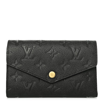 Louis Vuitton Empreinte Compact Curieuse Wallet Black 1 of 6
