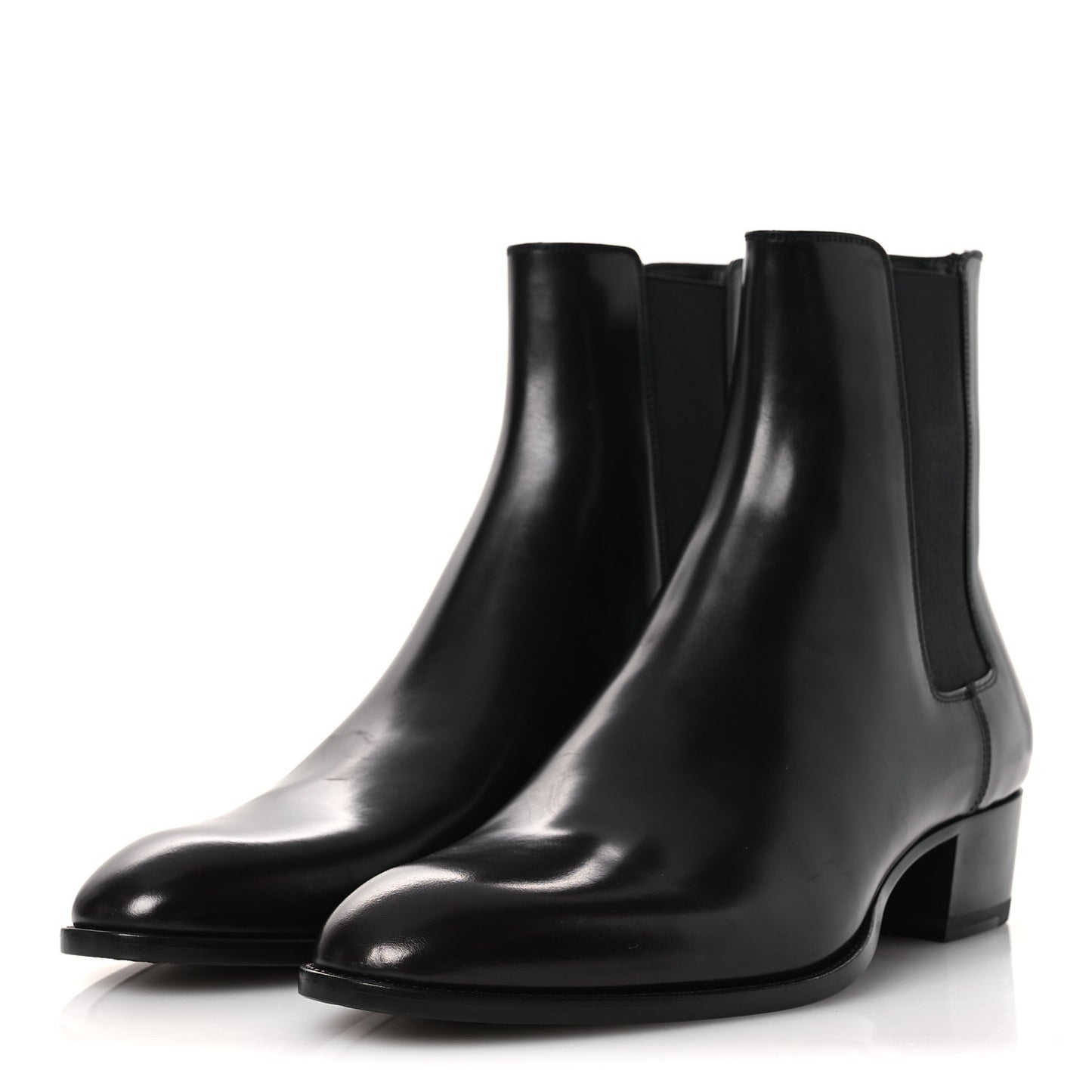 Calfskin Mens Wyatt 40mm Chelsea Boots 45 Sparrow Brown