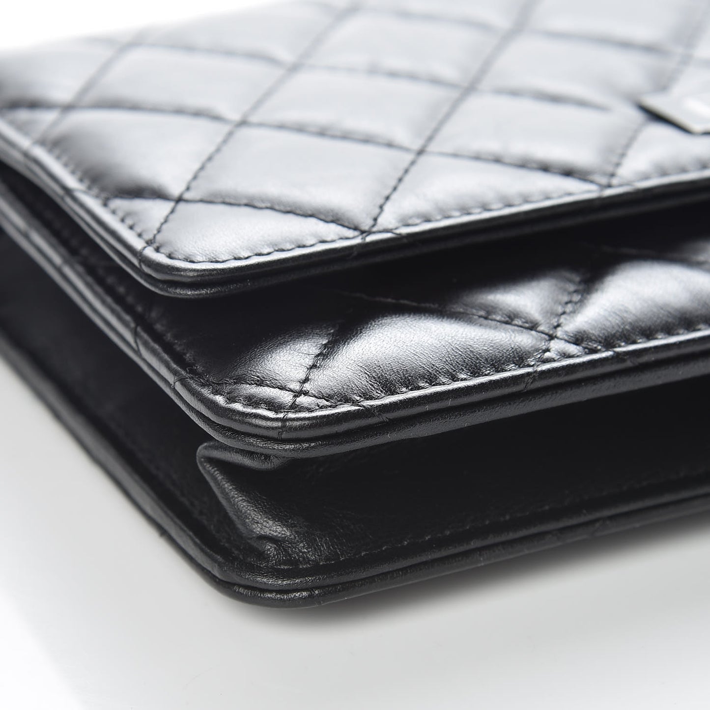 Aged Calfskin Reissue Wallet On Chain WOC So Black