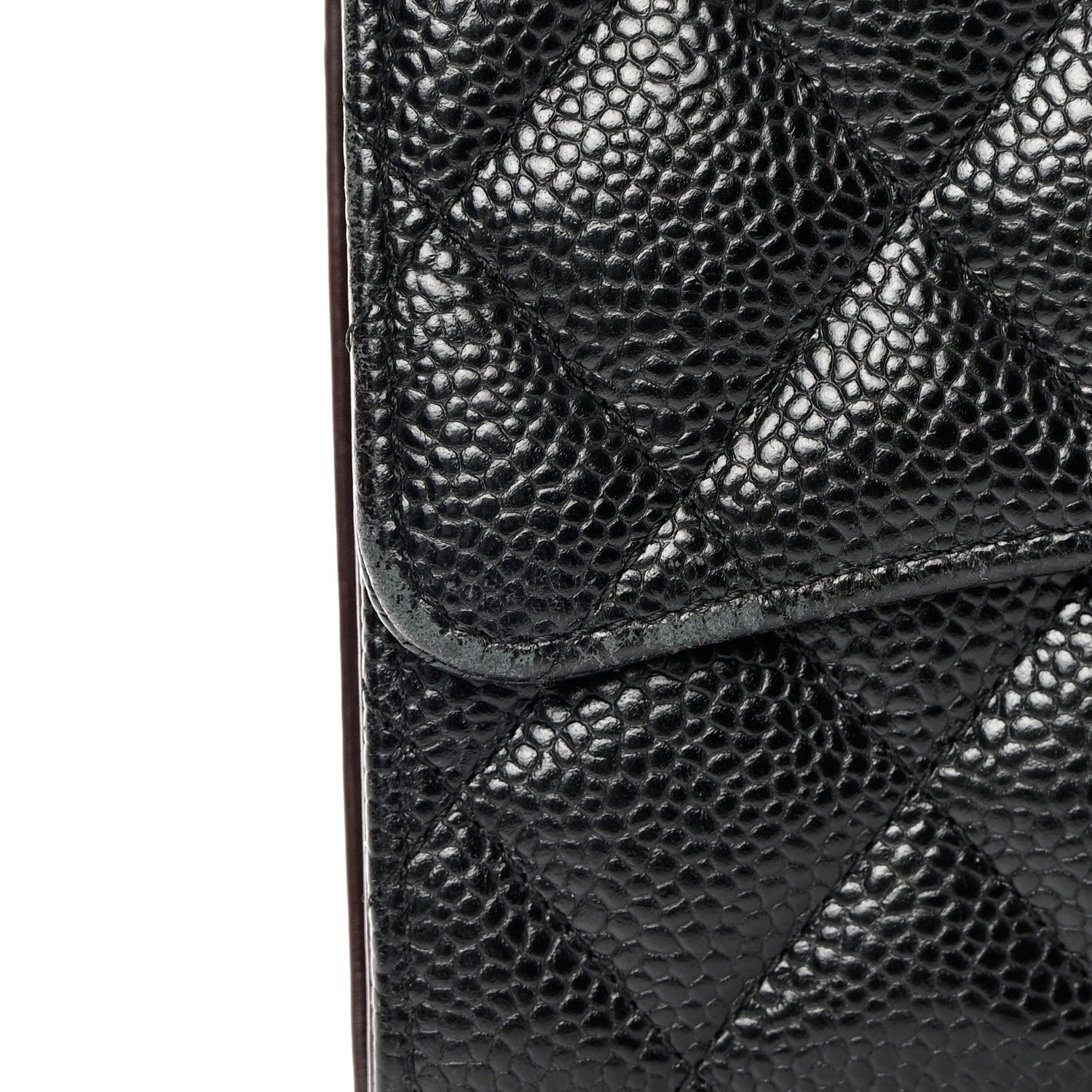 Chanel Caviar Quilted Large Flap Wallet Black 16 of 18