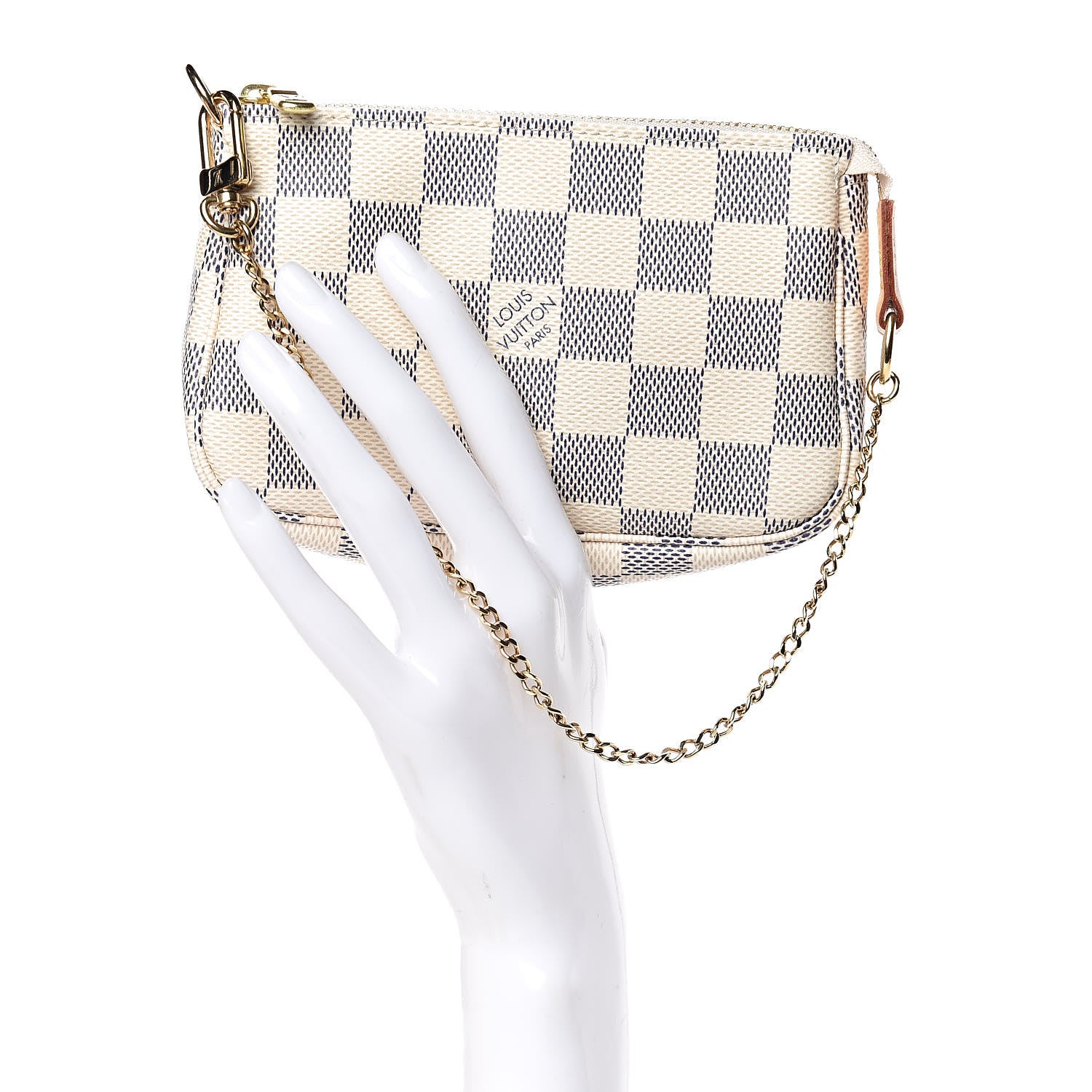 Louis Vuitton Damier Azur Mini Pochette Accessories 2 of 10