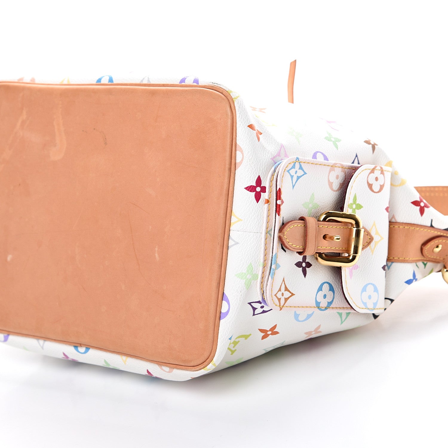 Louis Vuitton Monogram Multicolor Petit Noe White 8 of 14