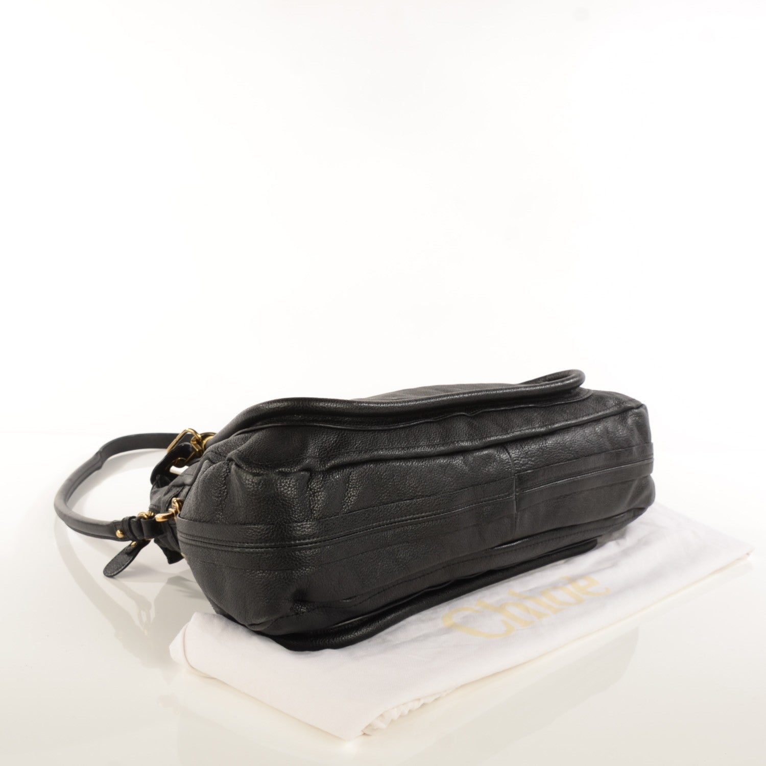Chloe Calfskin Large Paraty Black 4 of 8