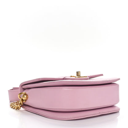 Chanel Calfskin Quilted Moon Messenger Light Pink 4 of 10