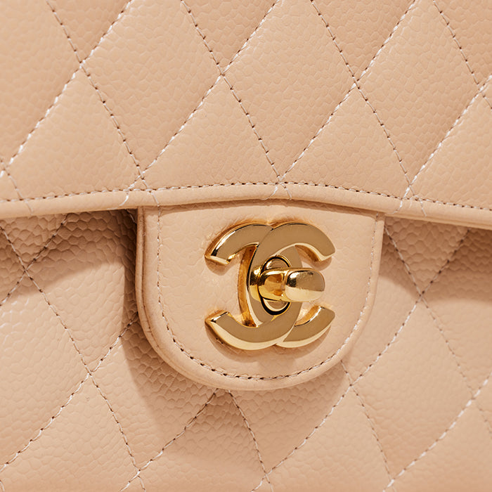 product image of authentic chanel double flap hardware FASHIONPHILE