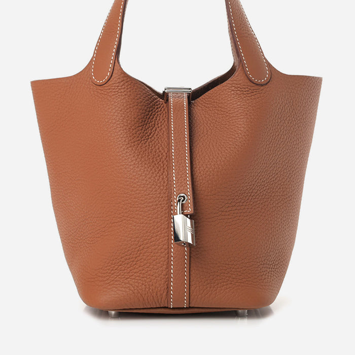 product image of gold Hermes Picotin bag FASHIONPHILE