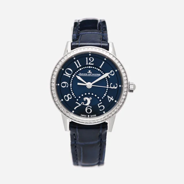 product image of JAEGER LECOULTRE Stainless Steel Diamond 29mm Rendez-Vous Classic Day & Night Automatic Watch Blue FASHIONPHILE