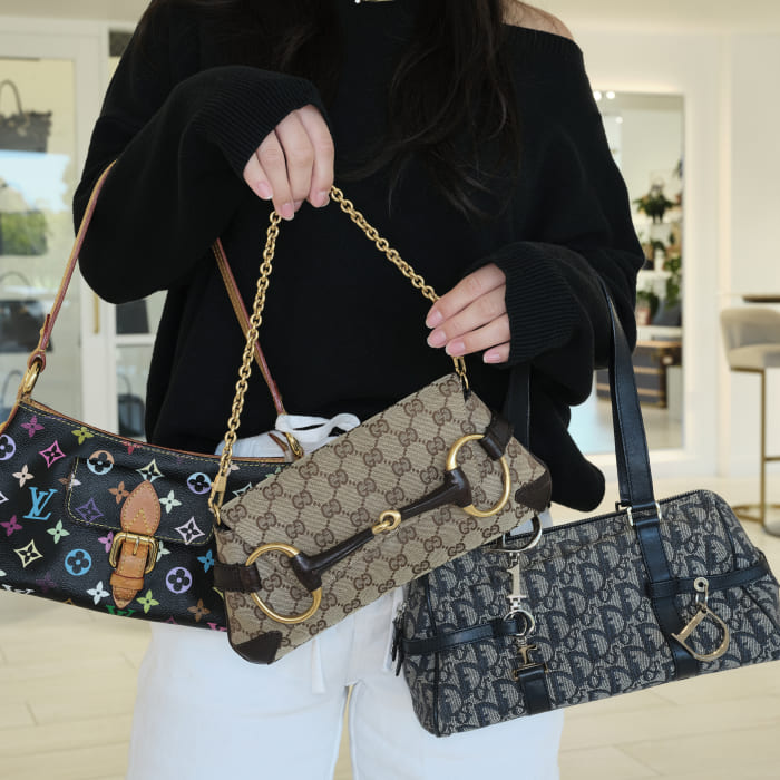 Monogram denim