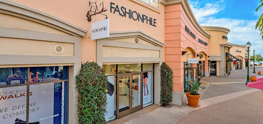FASHIONPHILE storefront at the Carlsbad Premium Outlets.