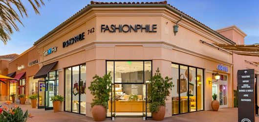 The FASHIONPHILE storefront at the Irvine Spectrum Center.