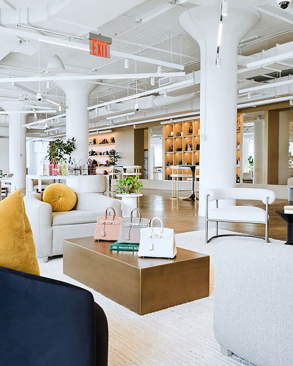interior of NYC Flagship showroom